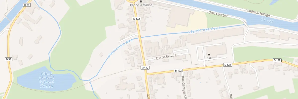 Plan du 97 Rue du Gen de Gaulle à Merville