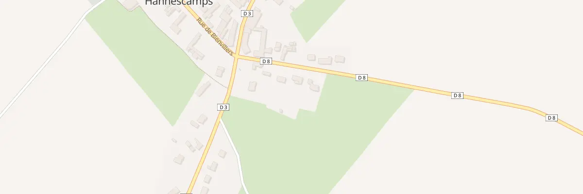 Plan du 6 Rue de Bucquoy à Hannescamps
