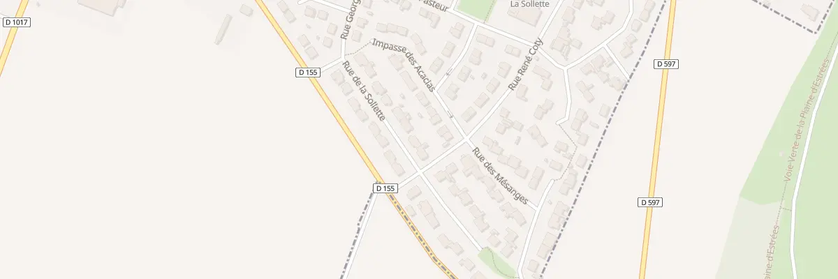 Plan du 13 Rue de la Sollette à Estrées-Saint-Denis