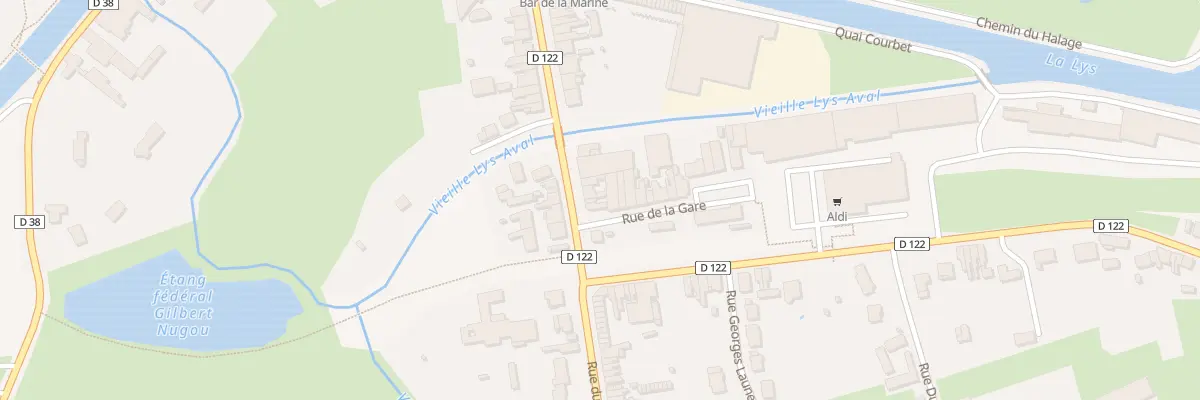 Plan du 101 Rue du Gen de Gaulle à Merville