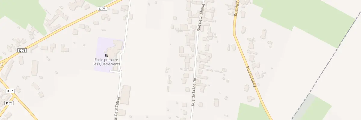 Plan du 20 Rue de la Mairie à Servins