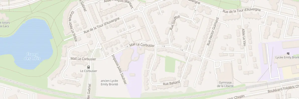 Plan du 16 Mail le Corbusier à Lognes