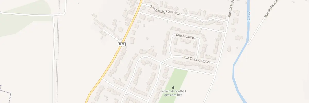 Plan du 4 Rue Verlaine à Albert