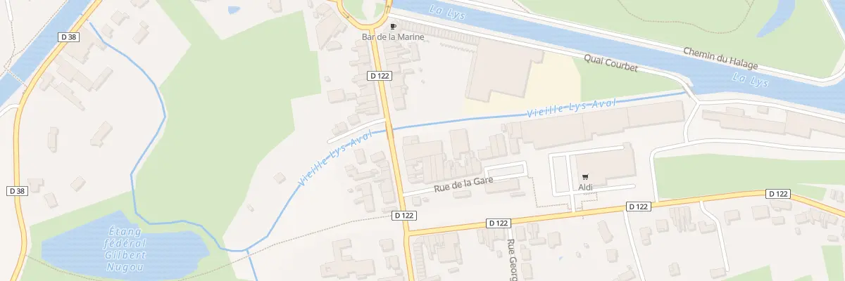 Plan du 93 Rue du Gen de Gaulle à Merville