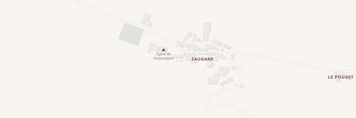 Plan du 5041 Saugane à Lestrade-et-Thouels