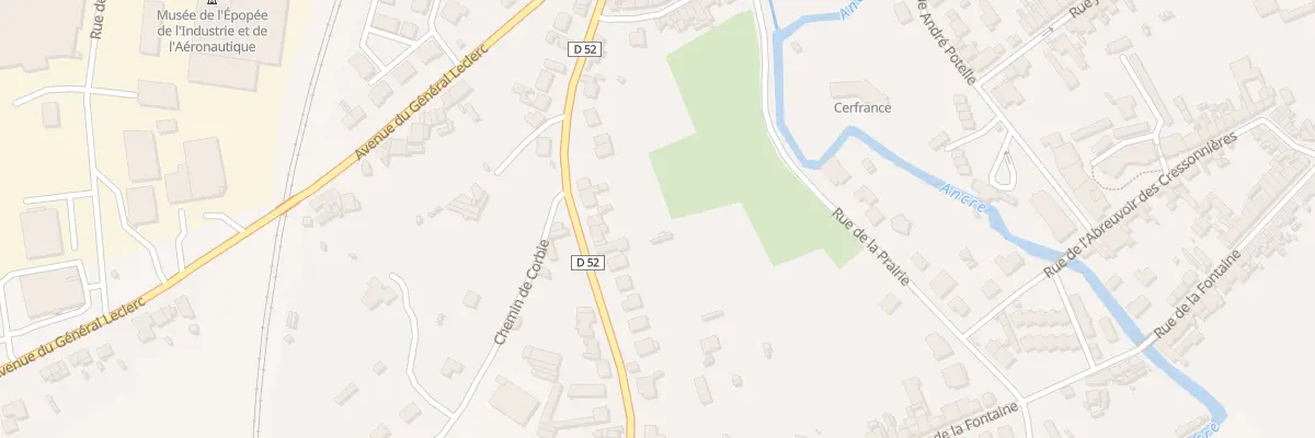 Plan du 55 Rue de Dernancourt à Albert