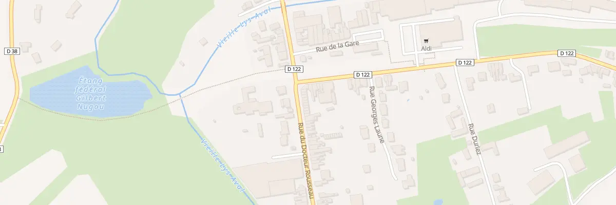 Plan du 11 Rue du Doc Rousseau à Merville