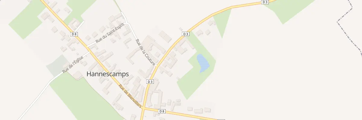 Plan du 8 Rte d’Arras à Hannescamps