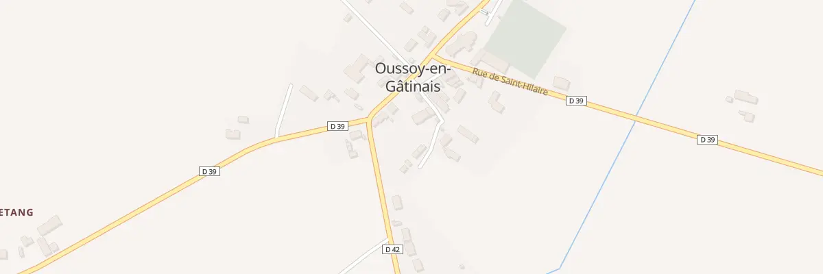 Plan du 5017 Le Bourg à Oussoy-en-Gâtinais