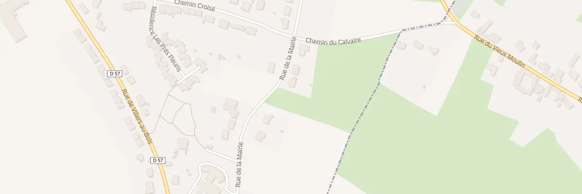 Plan du 51 Rue de la Mairie à Servins