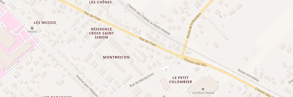 Plan du 54 Rue de l’Yser à Gien