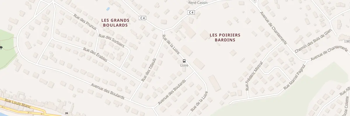 Plan du 33 Rue de la Loire à Gien