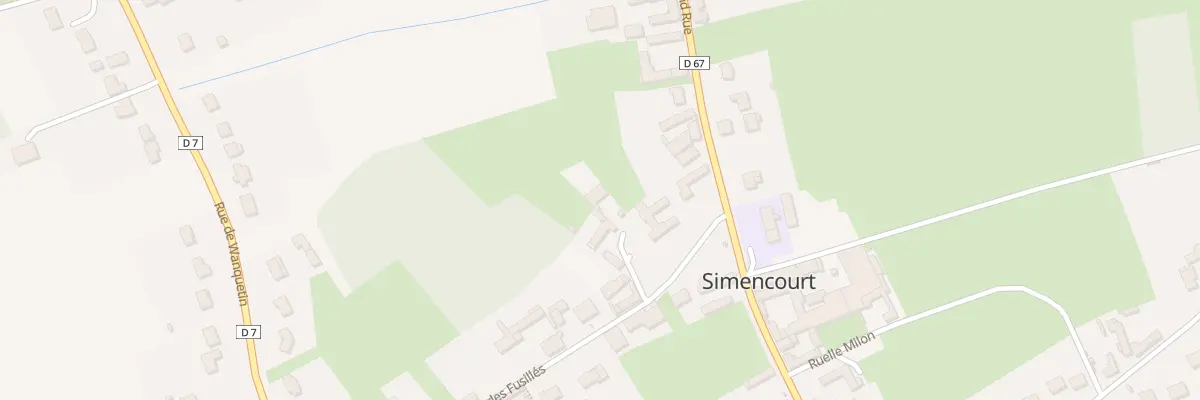 Plan du 3 Imp Beauséjour à Simencourt