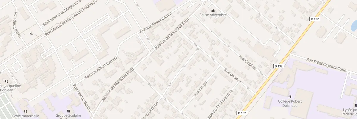 Plan du 58 Rue Gontaut Biron à Dammarie-les-Lys
