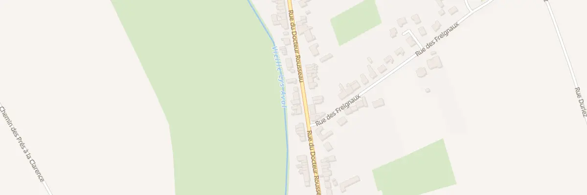 Plan du 60 Rue du Doc Rousseau à Merville