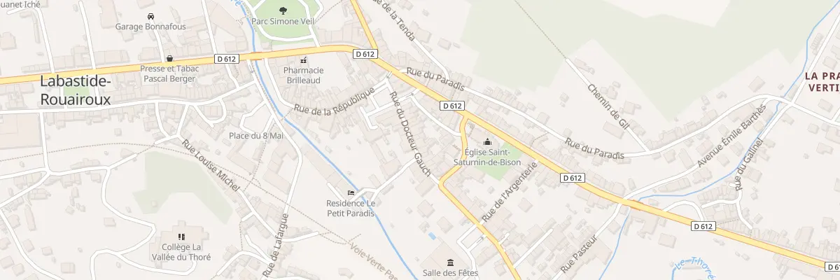Plan du 23 Rue du Docteur Gauch à Labastide-Rouairoux