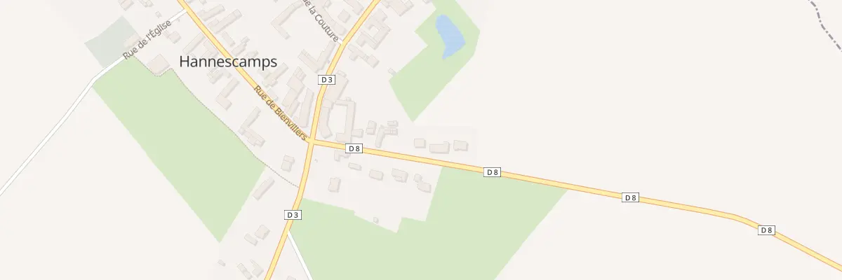 Plan du 5 Rue de Bucquoy à Hannescamps