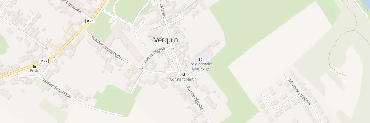 Plan du 51 Rue Constant Martin à Verquin