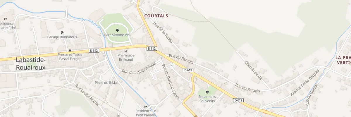 Plan du 71 Bd Carnot à Labastide-Rouairoux