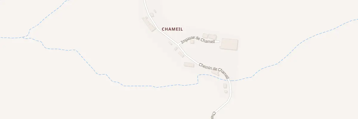 Plan du 5095 Chameil à Avèze