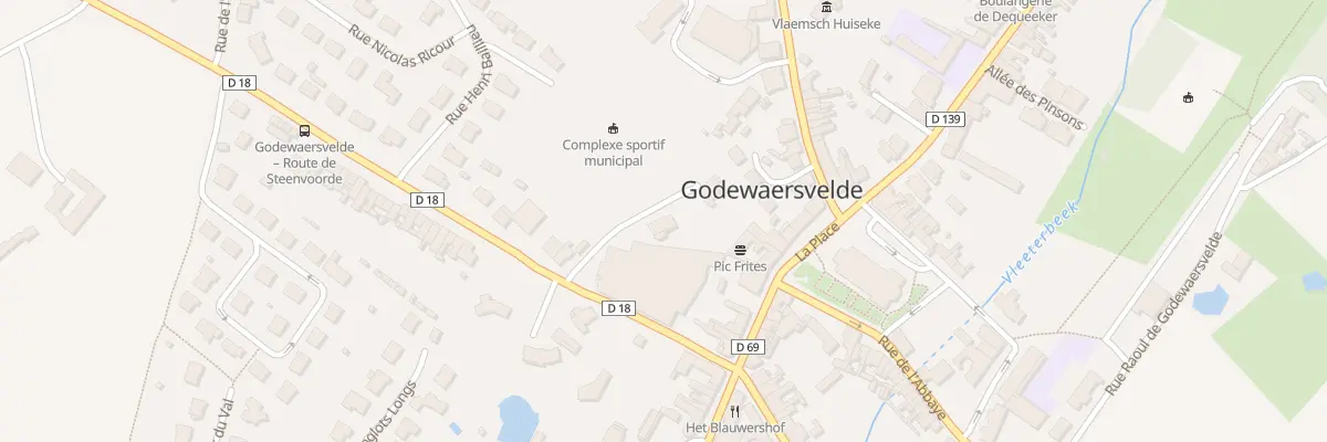 Plan du 116 Rue de Steenvoorde à Godewaersvelde