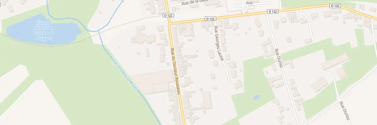 Plan du 37 Rue du Doc Rousseau à Merville