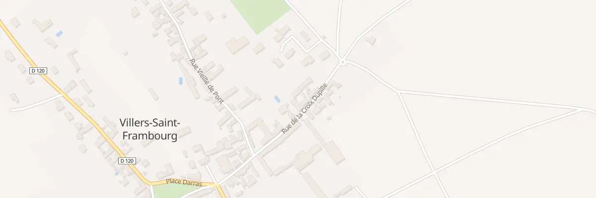 Plan du 10 Rue de la Croix Dupille à Villers-Saint-Frambourg-Ognon