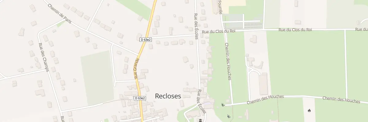 Plan du 11 Rue des Ecoles à Recloses