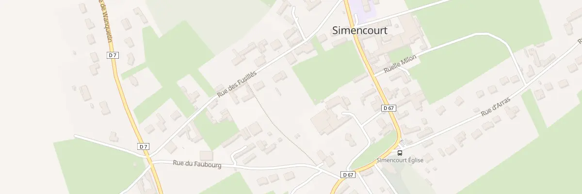 Plan du 5 Rue des Fusillés à Simencourt