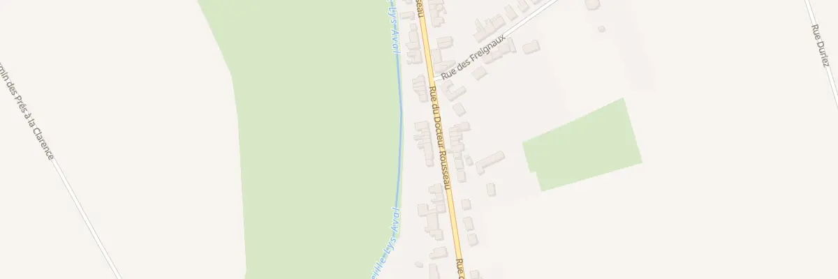 Plan du 86 Rue du Doc Rousseau à Merville