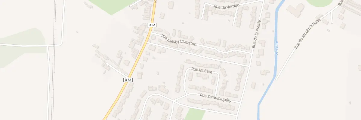 Plan du 54 Rue Molière à Albert