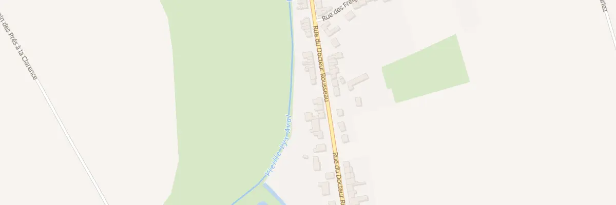 Plan du 96 Rue du Doc Rousseau à Merville