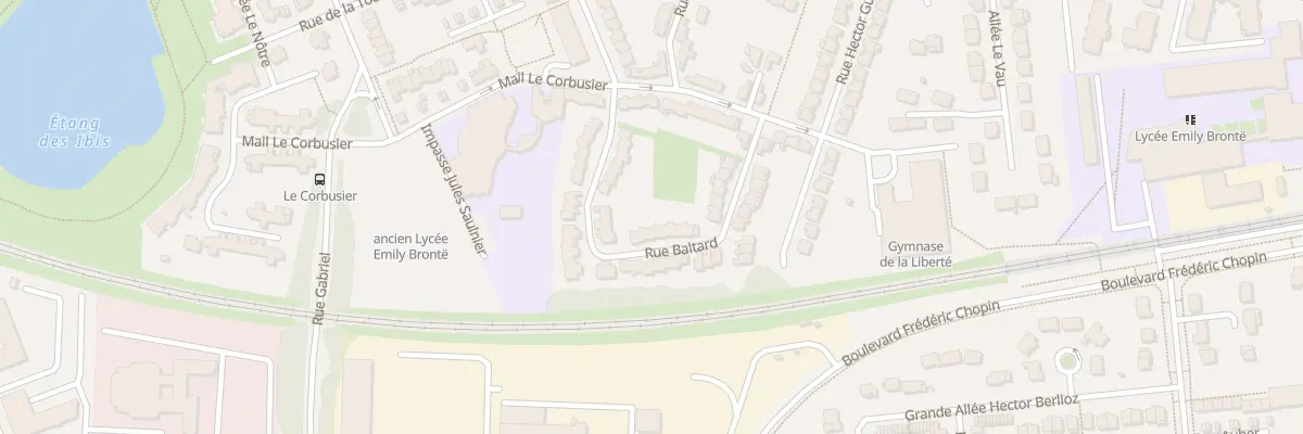 Plan du 21 Rue Baltard à Lognes