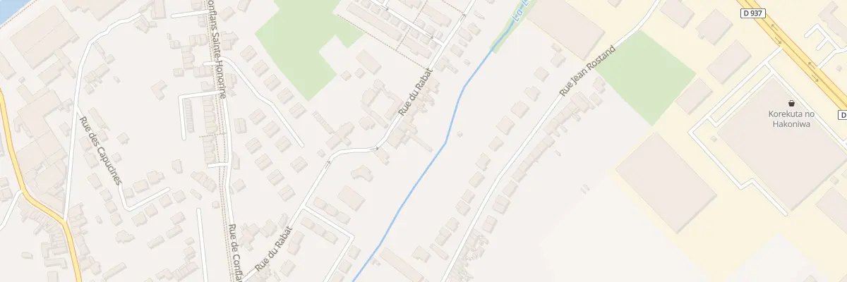 Plan du 248 Rue du Rabat à Béthune
