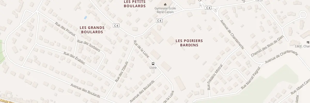 Plan du 30 Rue de la Loire à Gien
