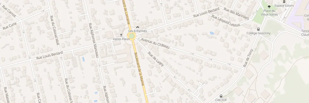 Plan du 5 Rue de Lagny à Vaires-sur-Marne
