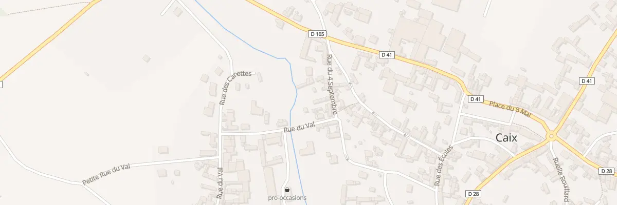 Plan du 6 Rue du 4 Septembre à Caix