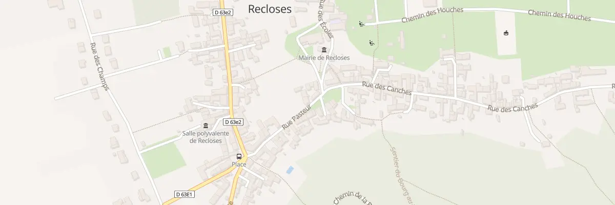 Plan du 3 Rue Pasteur à Recloses