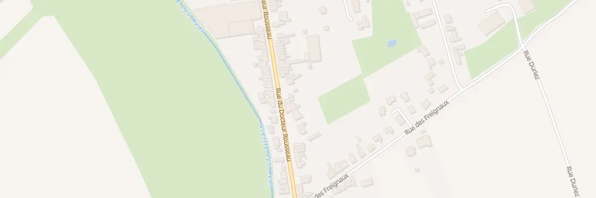 Plan du 83 Rue du Doc Rousseau à Merville