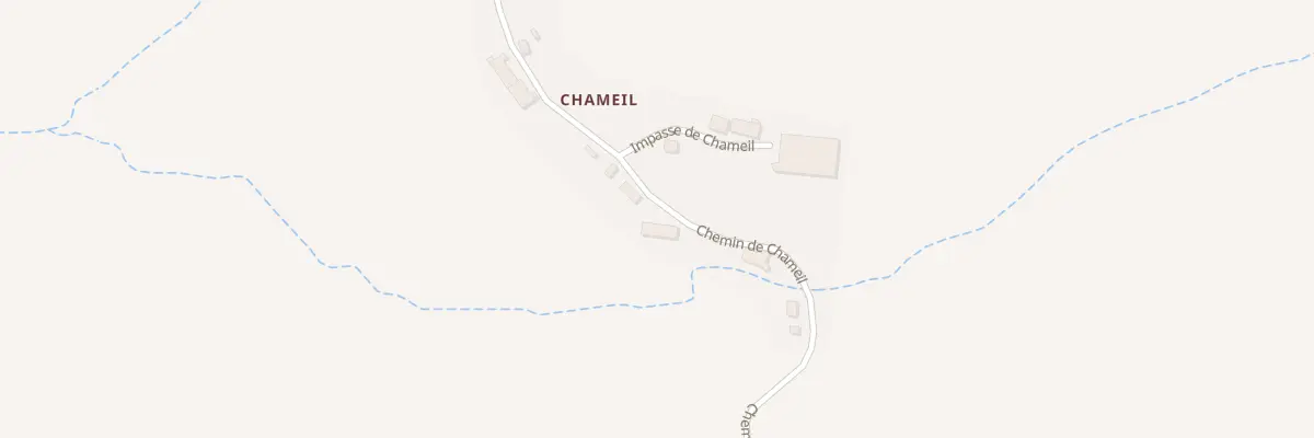 Plan du 5096 Chameil à Avèze