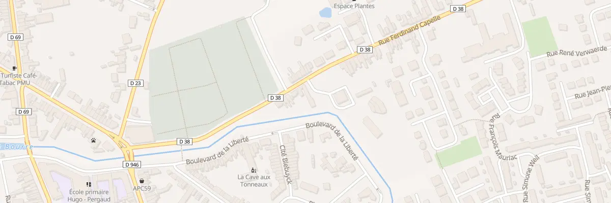 Plan du 10 Rue Ferdinand Capelle à Merville