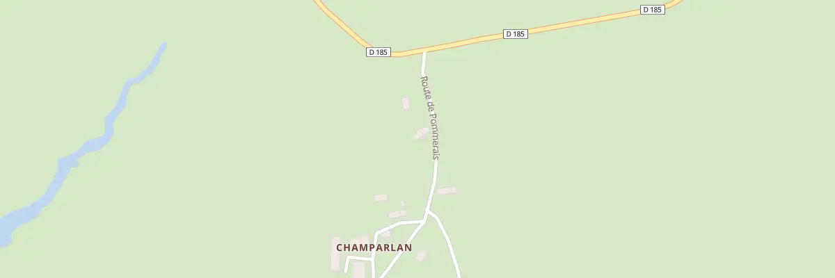 Plan du 154 Champarlan d’En Haut à Humbligny