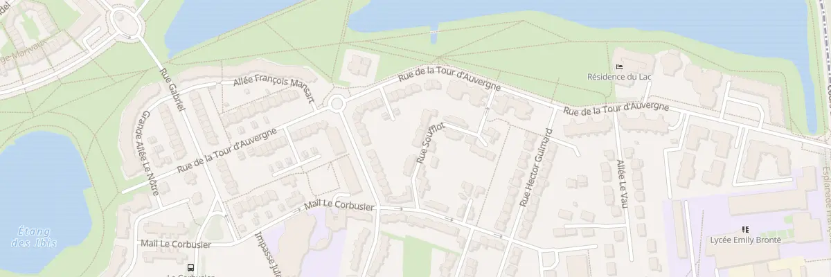 Plan du 32 Mail le Corbusier à Lognes