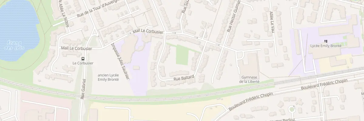 Plan du 1E Rue Baltard à Lognes
