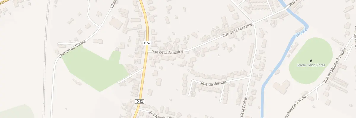 Plan du 129 Rue de la Fontaine à Albert