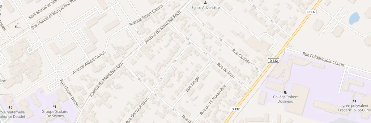 Plan du 43 Rue Gontaut Biron à Dammarie-les-Lys