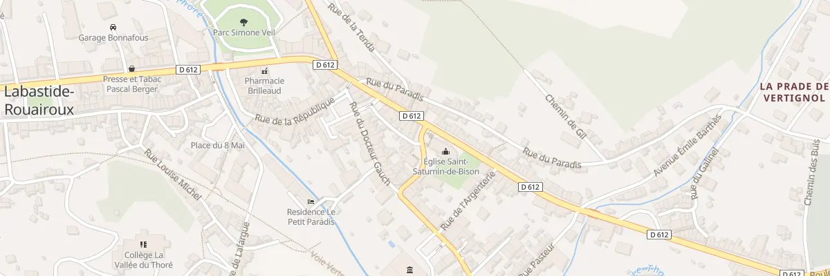 Plan du 4 Pl des Maquisards à Labastide-Rouairoux