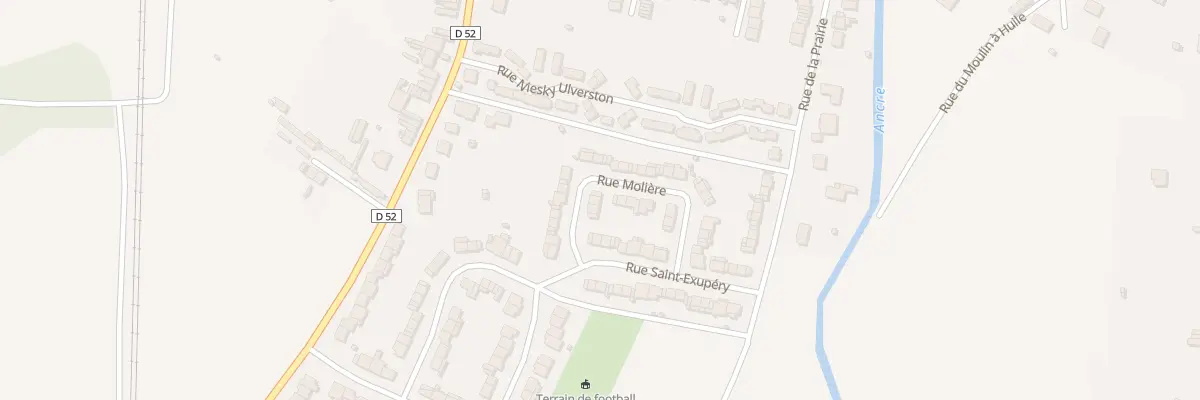 Plan du 21 Rue Molière à Albert