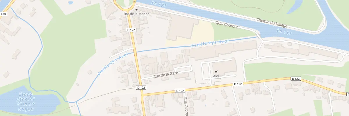 Plan du 9 Rue de la Gare à Merville