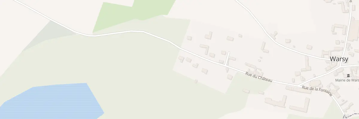 Plan du 19 Rue du Chateau à Warsy